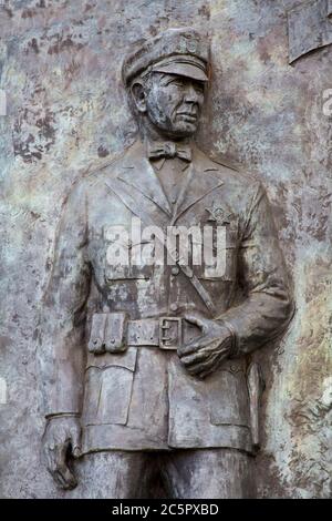 Peace Officer Memorial auf dem Capitol Mall, Sacramento, Kalifornien, USA Stockfoto