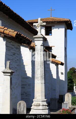 Friedhof in Mission San Jose, Fremont, Kalifornien, USA Stockfoto