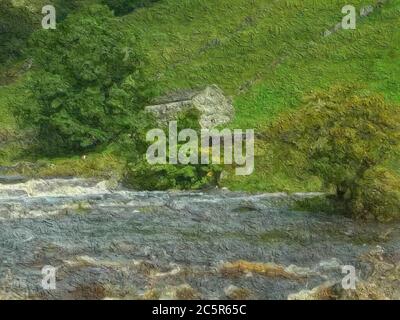 Die schöne Welt, in der wir leben. Stockfoto