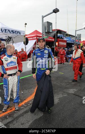 DAYTONA BEACH, FL - 26. JANUAR 2008: Fahrer Jimmie Johnson beim Rolex 24 of Daytona auf dem Daytona International Speedway 26. Januar 2008 in Daytona Beach, Florida Menschen: Jimmie Johnson Kredit: Storms Media Group/Alamy Live News Stockfoto