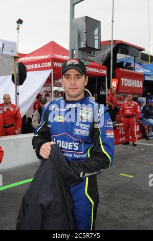 DAYTONA BEACH, FL - 26. JANUAR 2008: Fahrer Jimmie Johnson beim Rolex 24 of Daytona auf dem Daytona International Speedway 26. Januar 2008 in Daytona Beach, Florida Menschen: Jimmie Johnson Kredit: Storms Media Group/Alamy Live News Stockfoto