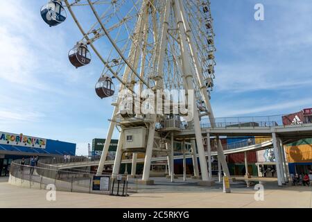 Mitsui Outlet Park Taichung Big Ferris Rad Stockfoto