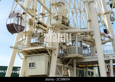 Mitsui Outlet Park Taichung Big Ferris Rad Stockfoto