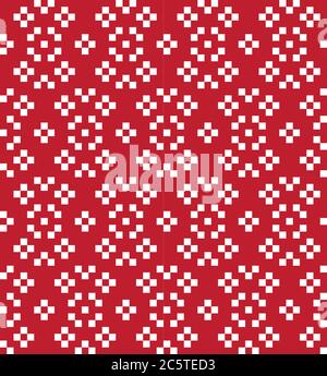 Weihnachten Messe Insel Muster Hintergrund für Mode-Textilien, Strickwaren und Grafiken Stock Vektor