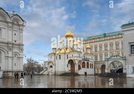 Mariä-Verkündigung-Kathedrale auf dem Domplatz des Moskauer Kremls, Moskau, Russland Stockfoto