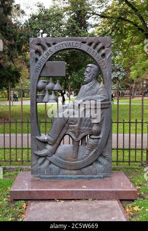 Wilhelm Ostwald, baltisch-deutscher Chemiker und Philosoph. 1909 erhielt er den Nobelpreis für Chemie Stockfoto