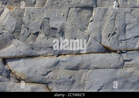 Abstrakter Hintergrund aus Naturstein. Details von Sandstein Textur oder abstrakten Hintergrund. Stockfoto
