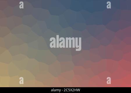 Abstrakte mehrfarbige Gradient-Zelle Hintergrund-Illustration in trendigen Farben 2020 Stockfoto