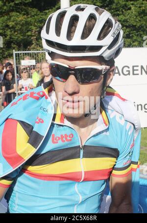 Jürgen Roelandts während des Championnat du Monde 2011, Radrennen, Kopenhagen (260,1 km) am 25. September 2011 in Kopenhagen, Dänemark - Foto Laurent Lairys / DPPI Stockfoto