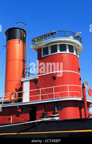 Schlepper Hercules, Maritime National Historic Park, San Francisco, Kalifornien, USA Stockfoto