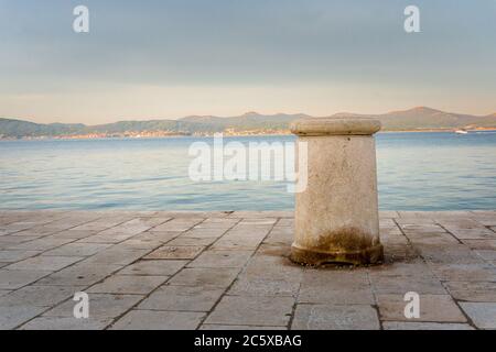 Einige Panorama und Impressionen aus der Hafenstadt Zadar in Kroatien Stockfoto