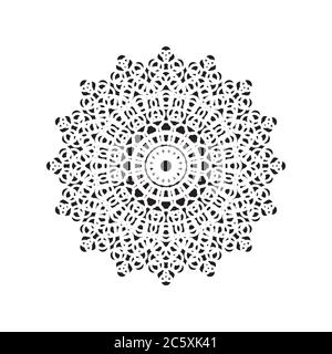 mandala kreisförmige Muster dekoratives Design Vektor Stock Vektor