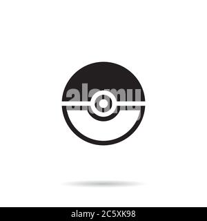 Abstrakte Kugel Symbol Design Vektor Illustration Stock Vektor