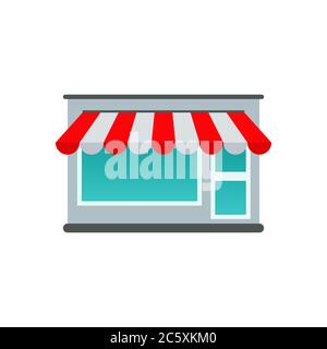Shop Shop bunten Design Vektor Illustration Stock Vektor