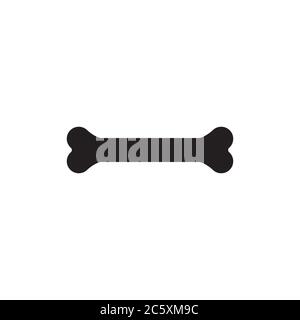 Knochen Symbol. Hund Lebensmittel Design Vektor Illustration Stock Vektor