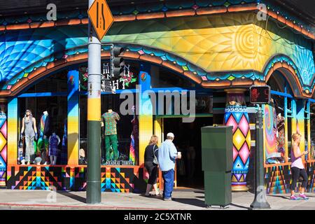 Store im Haight-Ashbury District, San Francisco, Kalifornien, USA Stockfoto