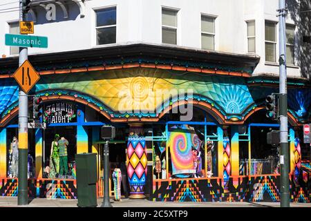 Store im Haight-Ashbury District, San Francisco, Kalifornien, USA Stockfoto