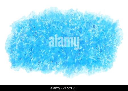 Sommer blau Wasser Welle Splash abstrakt auf natürliche Grunge Aquarell Hand malen Hintergrund Stockfoto