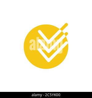 Markieren Sie den Vektor des Logos für das Symbol „Sonne“ Stock Vektor