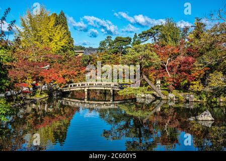 Herbstlaub in Eikan-dō Zenrin-ji, Eikando Tempel, Kyoto, Japan Stockfoto