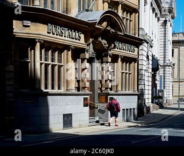 Burstalls Solicitors, Lowgate, Hull, Humberside, East Yorkshire, England Großbritannien Stockfoto