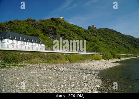 Kamp-Bornhofen Panoramalicht Stockfoto