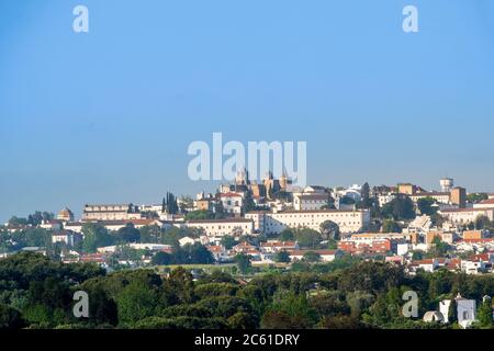 Portugal, Evora. Skyline der mittelalterlichen Stadt Stockfoto