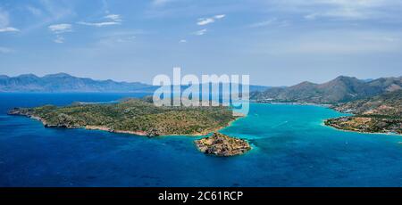 Insel Spinalonga, Kreta, Griechenland Stockfoto