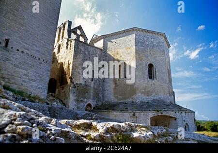 Abbaye De Montmajour Provence Frankreich Benediktinerkloster Stockfoto