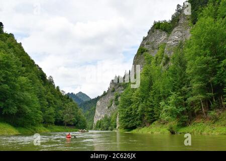 Dunajec, Weichsel, Polen, Europa Stockfoto