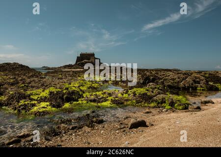 Landschaft von Saint Malo, Frankreich Stockfoto