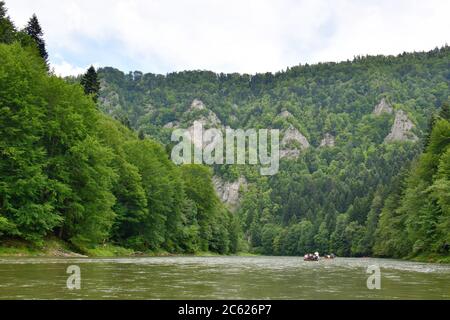 Dunajec, Weichsel, Polen, Europa Stockfoto