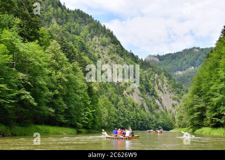 Dunajec, Weichsel, Polen, Europa Stockfoto