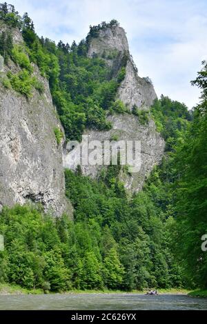 Dunajec, Weichsel, Polen, Europa Stockfoto