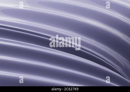 3d-Rendering einer Welle abstrakt grau Hintergrund Stil Pastellfarbe Stockfoto