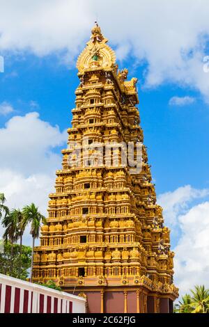 Nallur Kandaswamy Kovil ist einer der bedeutendsten hinduistischen Tempeln im Bezirk der Nördlichen Provinz Jaffna, Sri Lanka. Stockfoto