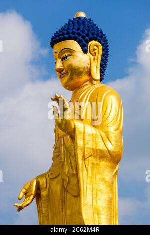 Internationale Buddha Park liegt am Fuße des Tolgoi Zaisan Hügel in Ulaanbaatar, Mongolei Stockfoto