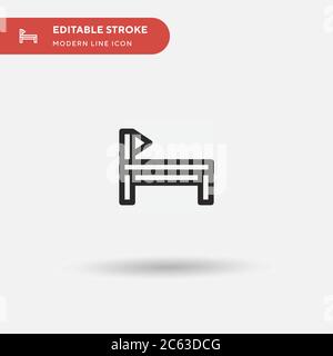 Reformer einfaches Vektor-Symbol. Illustration Symbol Design Vorlage für Web mobile UI Element. Perfekte Farbe modernes Piktogramm auf bearbeitbaren Strich. Reforme Stock Vektor