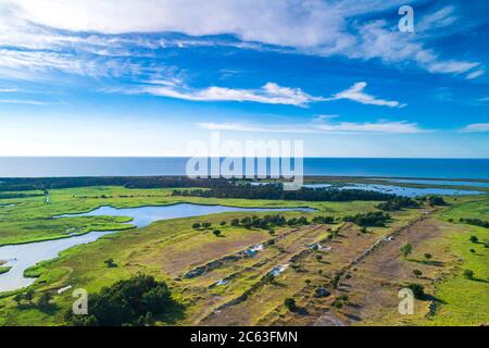 Ostsee, Deutschland, Mecklenburg-Vorpommern, Darß, Prerow, Augenblick auf die Küste Stockfoto