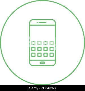 Eindeutiges Symbol Für Die Sicherheitscodelinie Stock Vektor