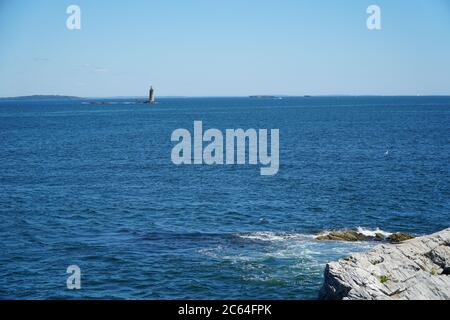 Ram Island Ledge Light Station Stockfoto