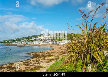 Malerische Küste von St.Mawesl, Cornwall, England, Großbritannien Stockfoto