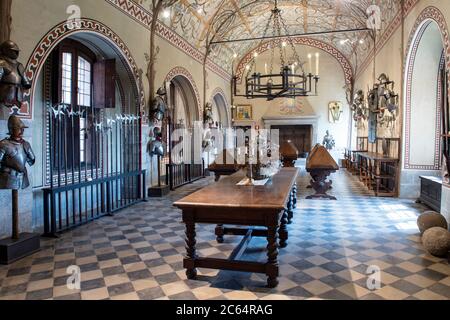 Italien, Lombardei, Lodi, Sant'Angelo Lodigiano, Castello Bolognini Stockfoto