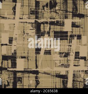 Grunge Vektor nahtlose Textur Hintergrund Stock Vektor