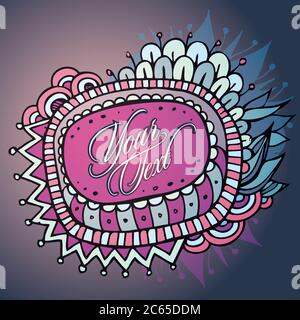 Im Herbst-Blumendesign Stock Vektor