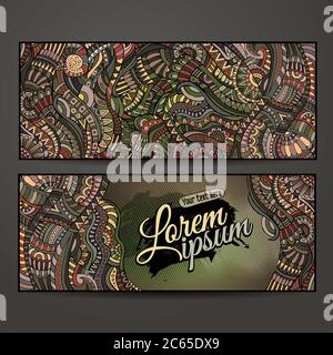 Abstrakt Vektor dekorative ethnische ornamentalen Hintergrund Stock Vektor