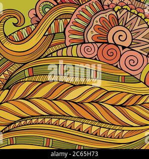 Dekorative dekorative dekorative ethnische Vektor Hintergrund Stock Vektor