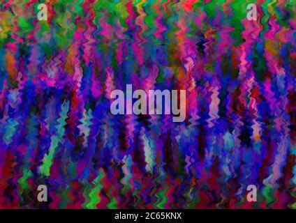 Abstrakte Kunst bunte Malerei Stockfoto