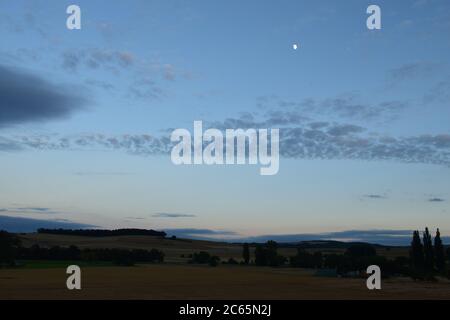 Sommernachthimmel Stockfoto