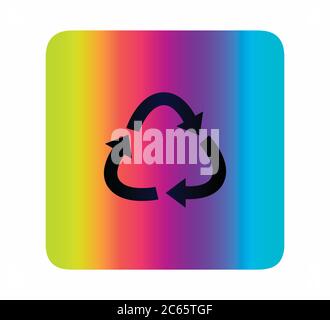 Vektor-Recycling-symbol Stock Vektor